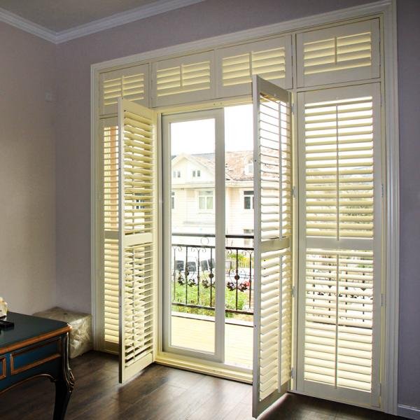 Plantation Shutters for French Doors