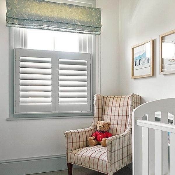 cafe style shutters in premium hardwood