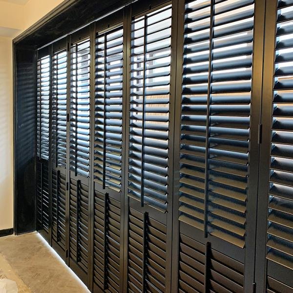 sliding door plantation shutters