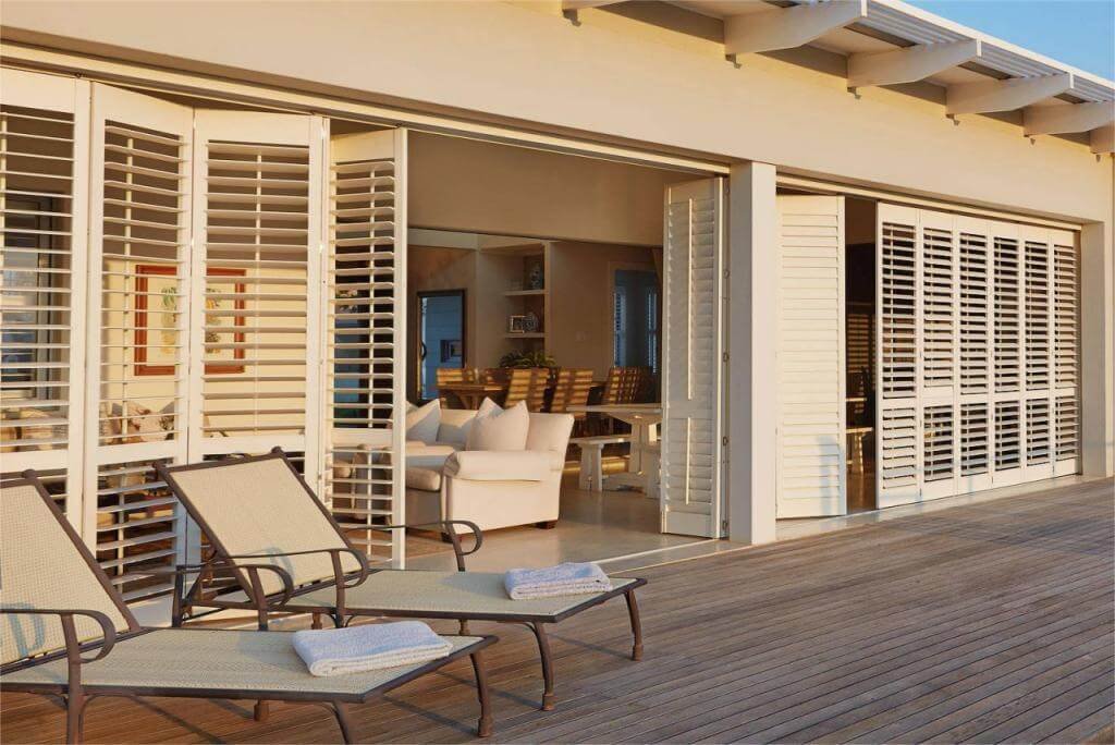 patio door plantation shutters