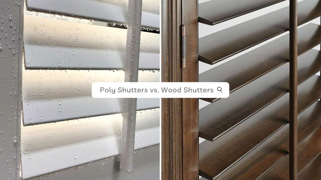 Poly Shutters vs. Wood Shutters