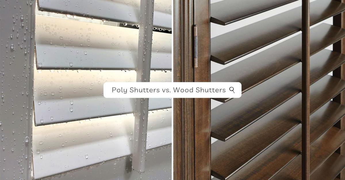 Poly Shutters vs. Wood Shutters