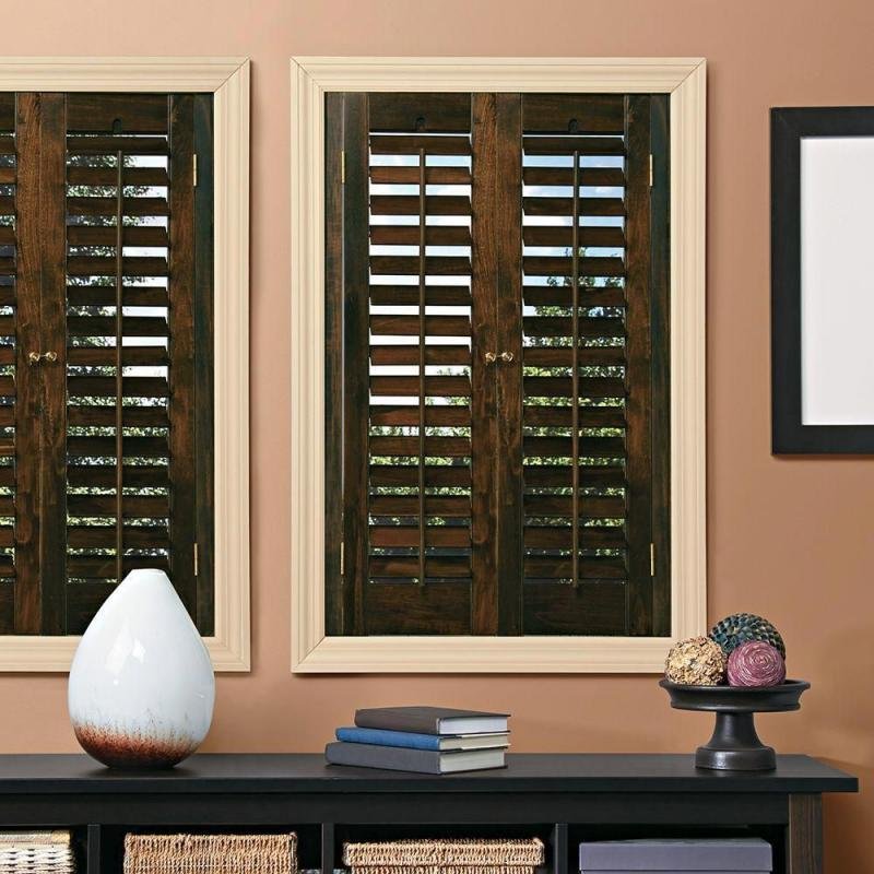 wood plantation shutters