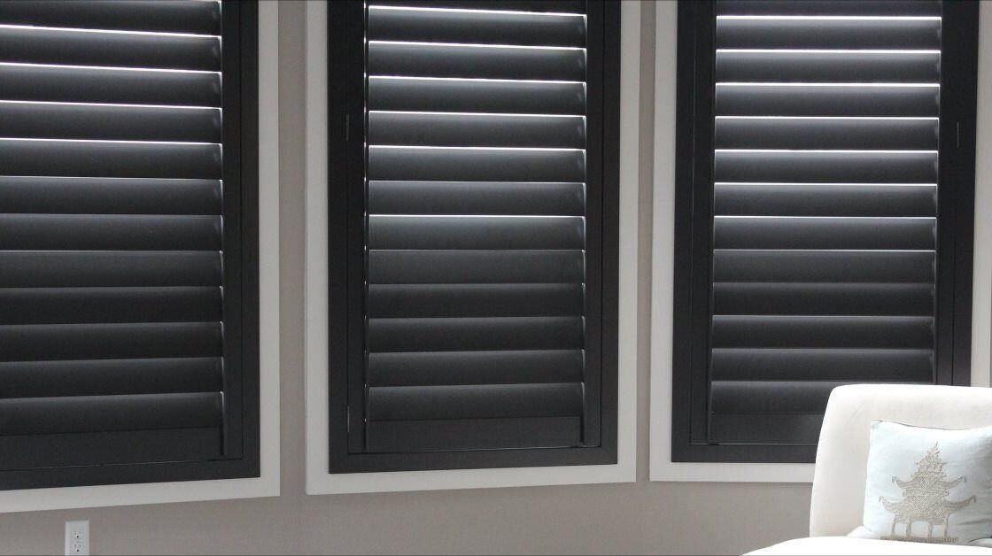 Living Room Plantation Shutters