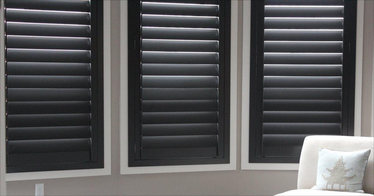 Living Room Plantation Shutters