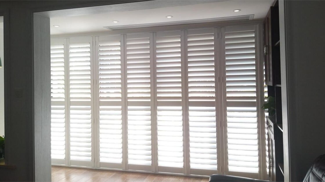 shutters on sliding glass door