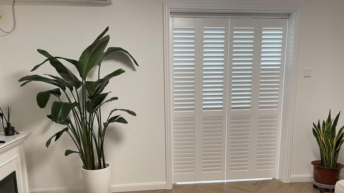 shutters on sliding glass doors