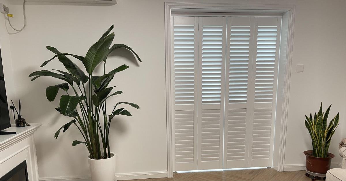 shutters on sliding glass doors