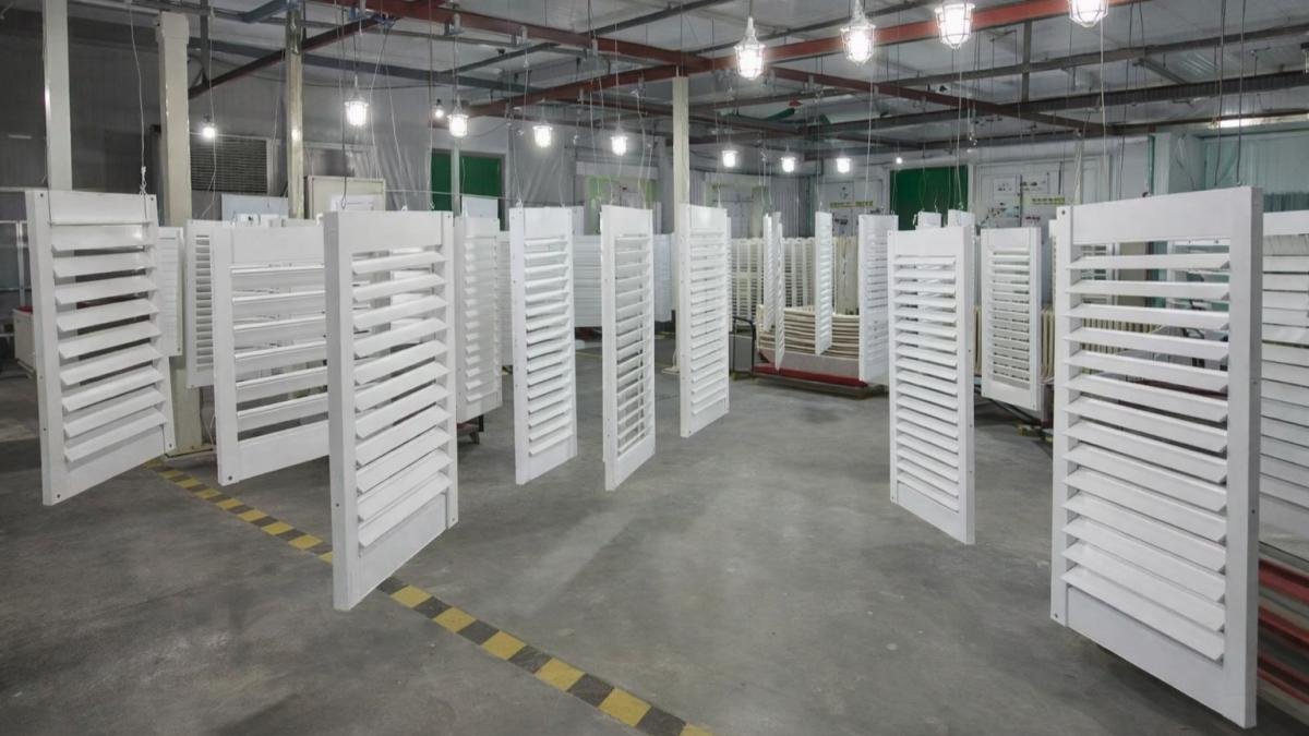 Bright Shutters main production floor -- 50,000 sqm automated manufacturing facility