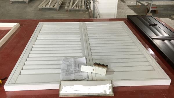 Ash wood grain -- premium plantation shutter material