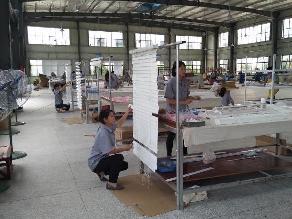 Assembly and quality control line -- 100 percent finished product inspection before shipping