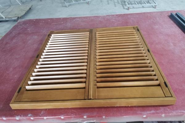 Bi-directional louvres with full closure capability