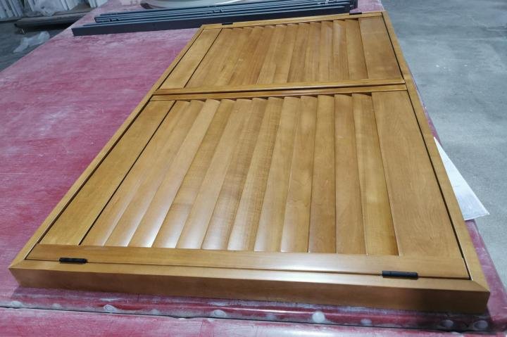 FSC certified pine plantation shutters -- eco-compliant manufacturing