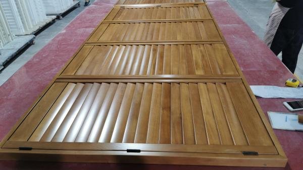 FSC certified pine wood -- eco-compliant plantation shutter material