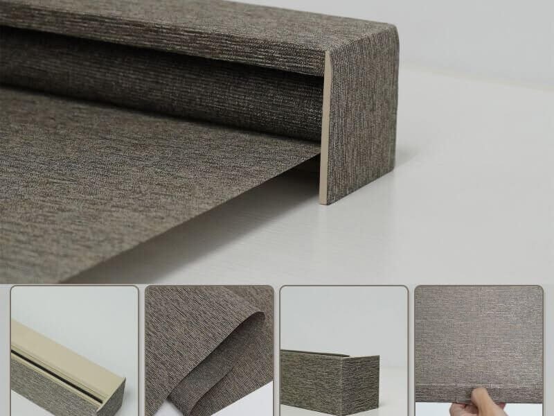 Roller shade - blackout and light-filtering fabrics with motorisation options