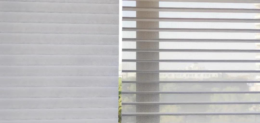 Shangri-La shades -- premium layered fabric, motorised option available for smart home systems