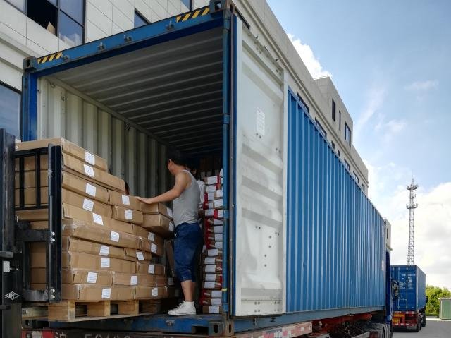 Container loading -- mixed product line shipment