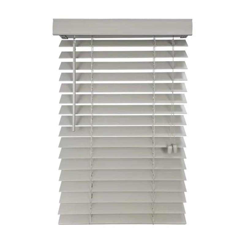 PVC faux wood venetian blinds -- high-density PVC with wood grain texture