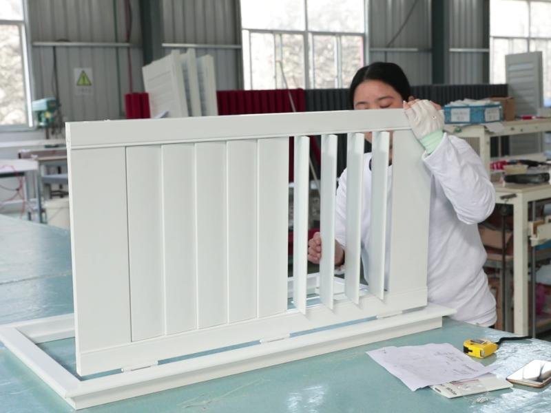 UV anti-yellowing test chamber for PVC plantation shutters
